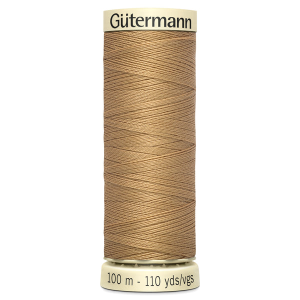 Gutermann Sew All 591 Light Gold 100m Reel