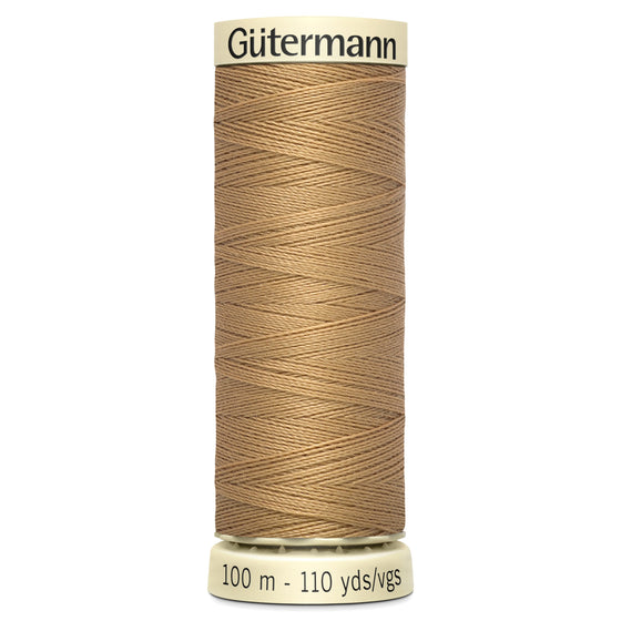 Gutermann Sew All 591 Light Gold 100m Reel