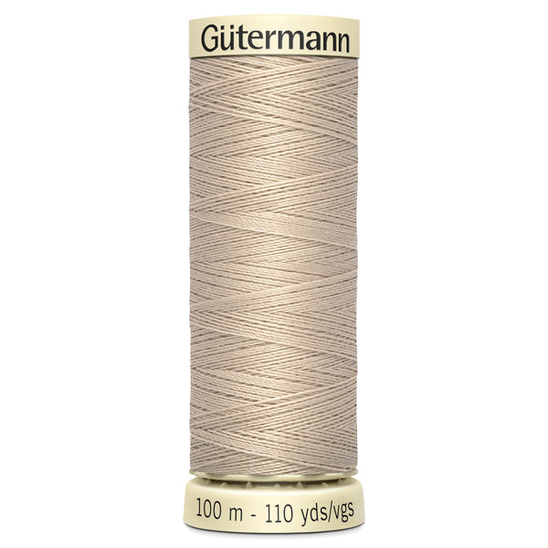 Gutermann Sew All 722 Sand 100m Reel