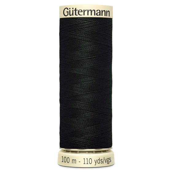 Gutermann Sew All 766 Dark Green 100m Reel