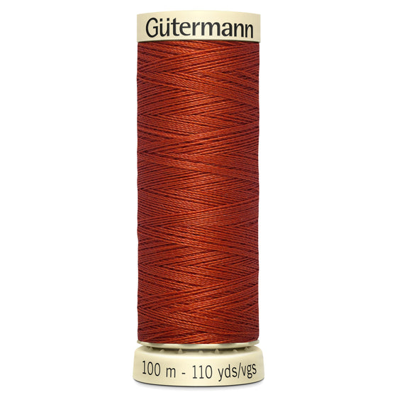 Gutermann Sew All 837 Burnt Orange 100m Reel