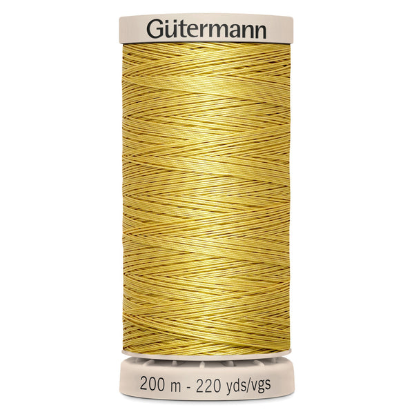 Gutermann Hand Quilting 758 Dark Yellow 200m Reel