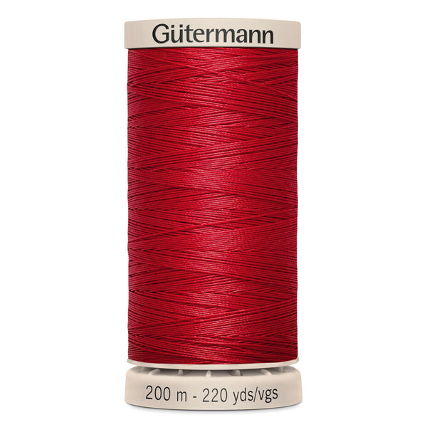 Gutermann Hand Quilting 2074 Deep Red 200m Reel