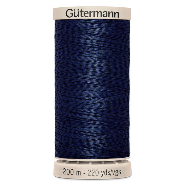 Gutermann Hand Quilting 5322 Dark Blue 200m Reel