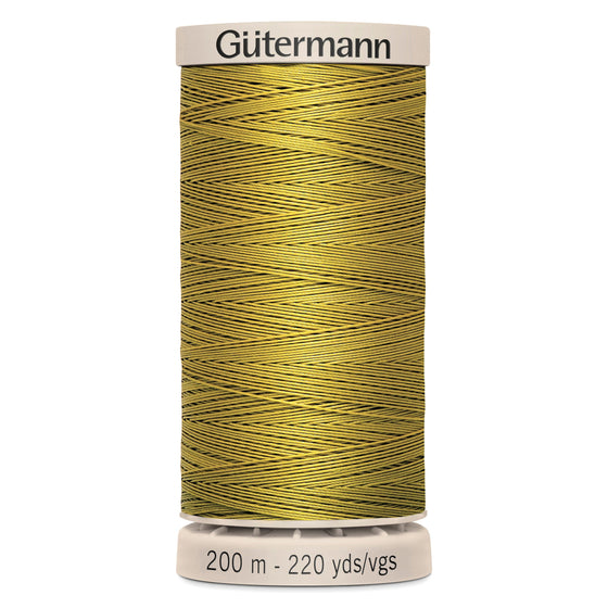 Gutermann Hand Quilting 956 Mouldy Yellow 200m Reel