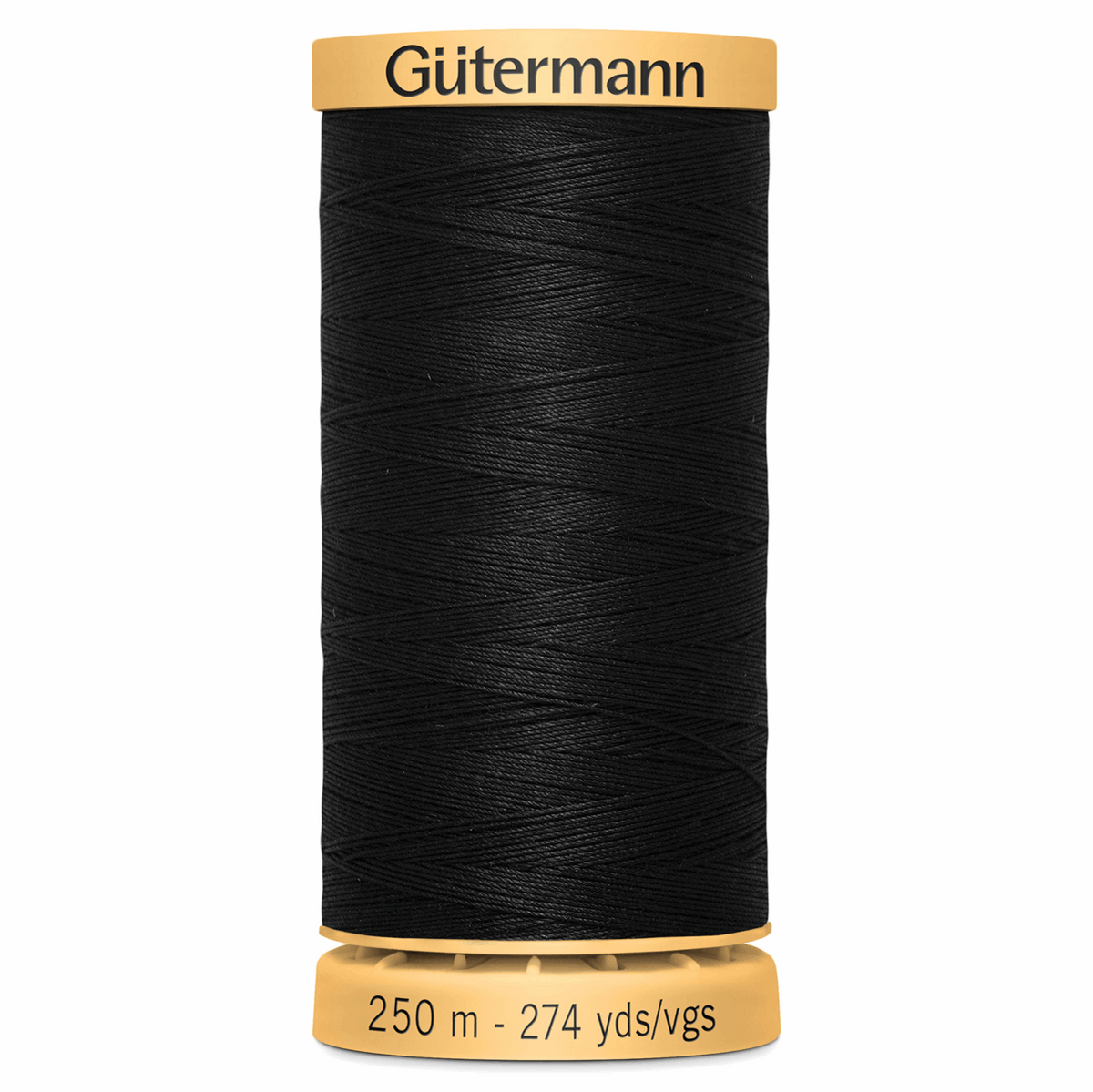 Gutermann Cotton 5201 Gutermann Cotton Thread 250m Black 250m Reel