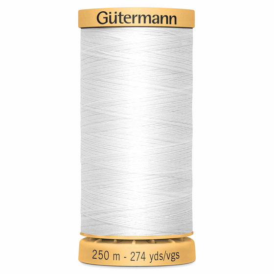 Gutermann Cotton 5709 White 250m Reel