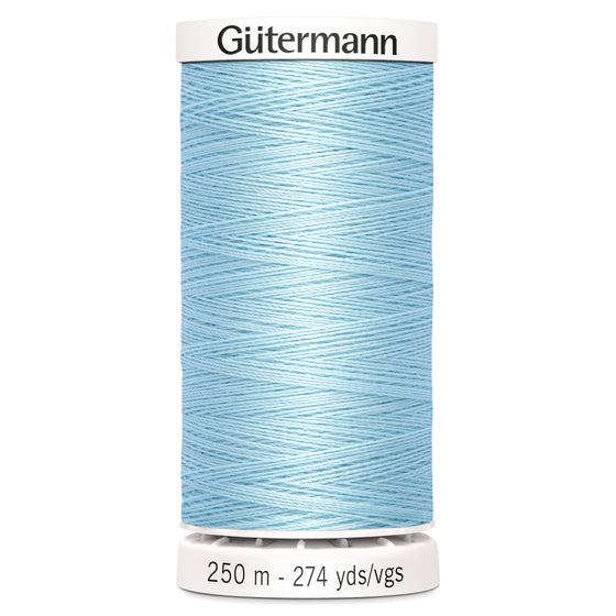 Gutermann Sew All 195 Pale Baby Blue 250m Reel