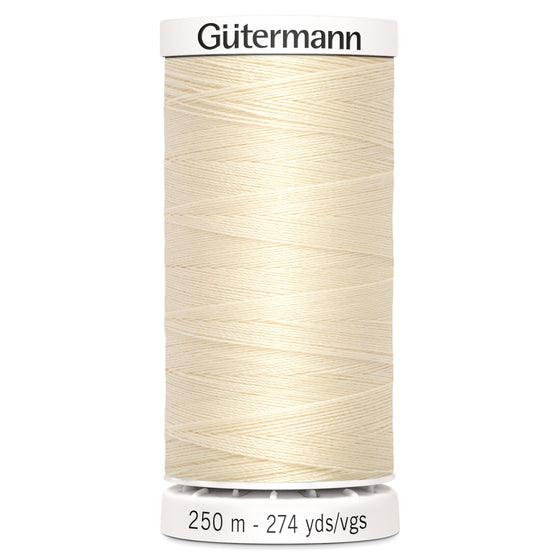 Gutermann Sew All 414 Ivory 250m Reel