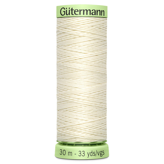 Gutermann Topstitch 1 Snow 30m Reel