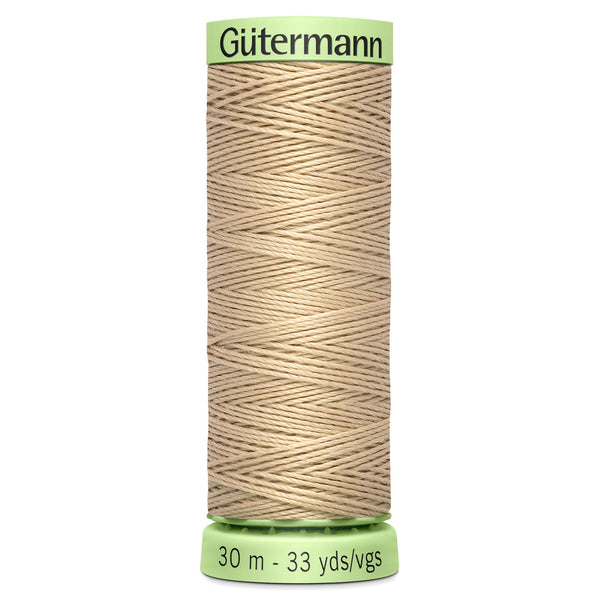 Gutermann Topstitch 186 Parchment 30m Reel