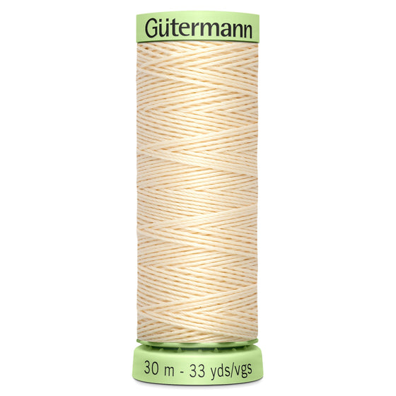 Gutermann Topstitch 414 Cream 30m Reel