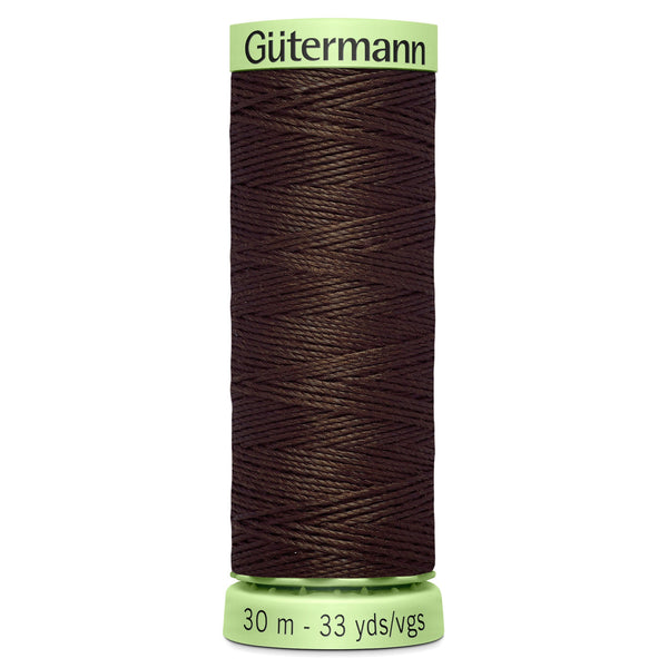 Gutermann Topstitch 696 Chocolate 30m Reel