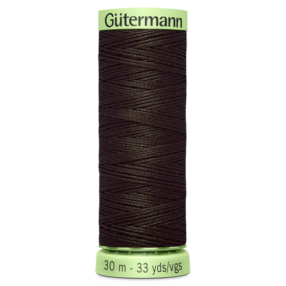 Gutermann Topstitch 697 Mid Brown 30m Reel