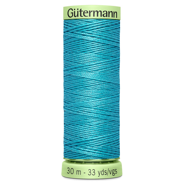 Gutermann Topstitch 714 Medium Turquoise 30m Reel