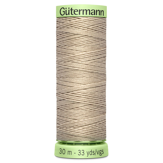 Gutermann Topstitch 722 White Coffee 30m Reel