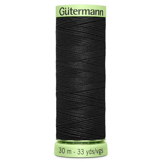 Gutermann Topstitch 0 Black 30m Reel