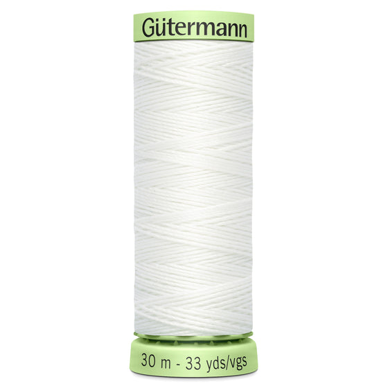 Gutermann Topstitch 800 WHITE 30m Reel