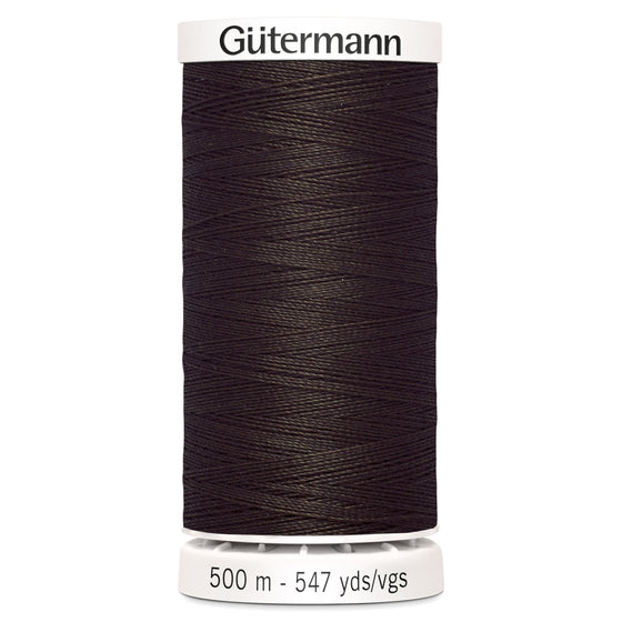 Gutermann Sew All 696 Chocolate 500m Reel