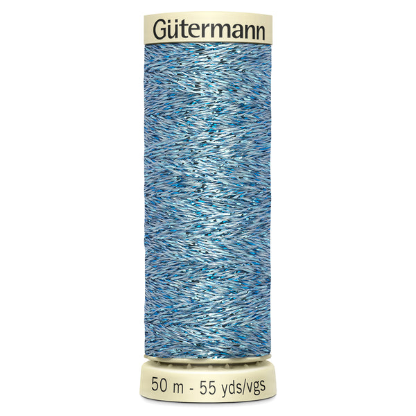 Gutermann Metallic 143 Blue 50m