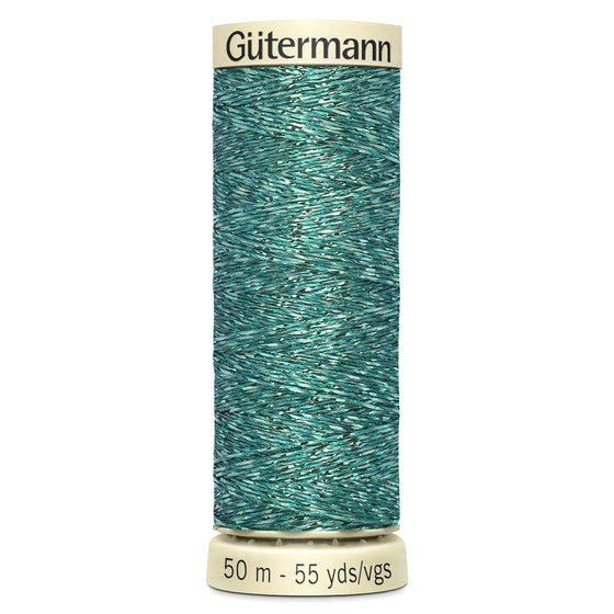 Gutermann Metallic 235 Teal 50m