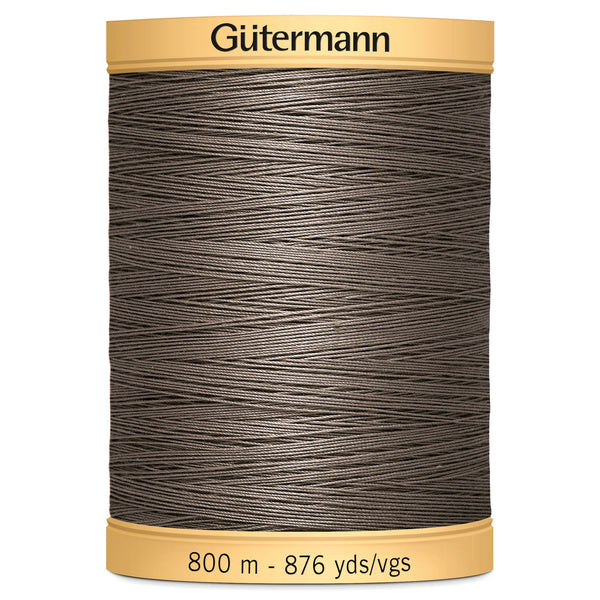 Gutermann Cotton 1225 Medium Brown 800m Reel