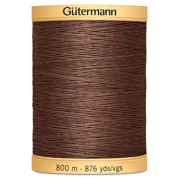 Gutermann Cotton 2724 Brown 800m Reel