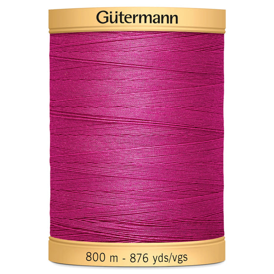 Gutermann Cotton 2955 Hot Pink 800m Reel