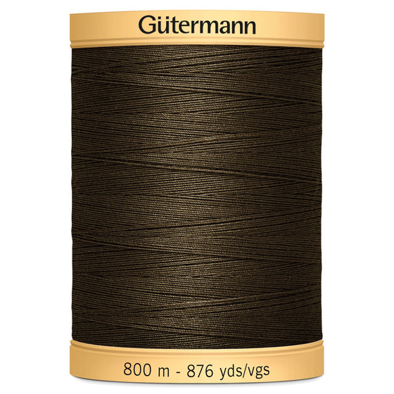 Gutermann Cotton 2960 Dark Brown 800m Reel