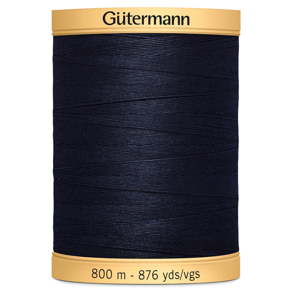 Gutermann Cotton 6210 Blue Navy 800m Reel