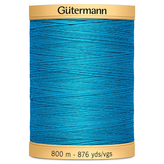 Gutermann Cotton 6745 Bright Turqoise 800m Reel