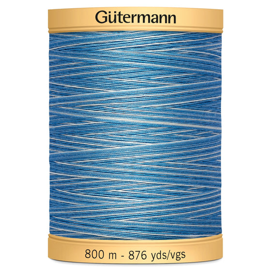 Gutermann Cotton 9981 Blue 800m Reel