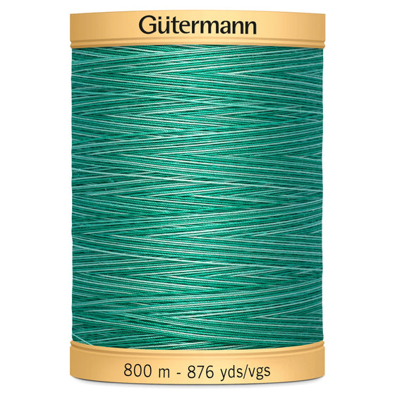 Gutermann Cotton 9989 Turqoise 800m Reel