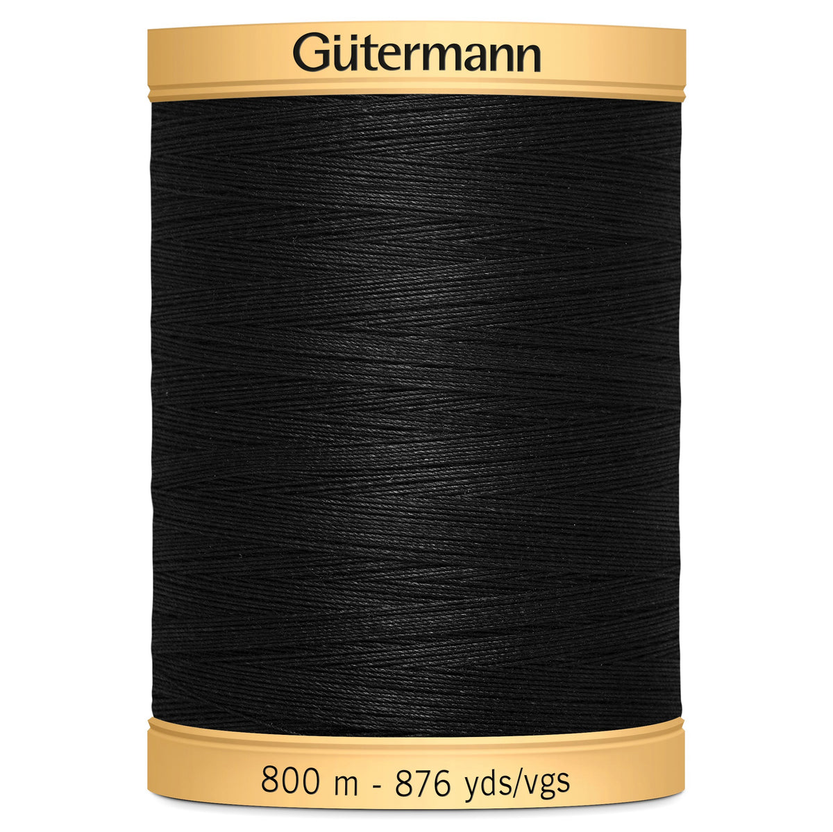 Gutermann Cotton 5201 BLACK 800m Reel