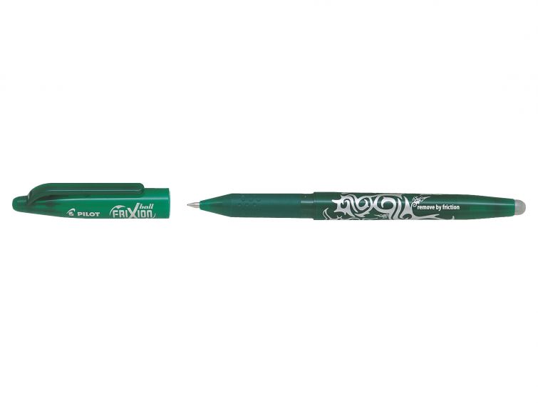 Pilot FriXion Pen Iron off Gel Pen, Medium Tip, GREEN