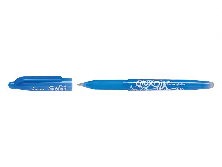 Pilot FriXion Pen Iron off Gel Pen, Medium Tip, SKY BLUE