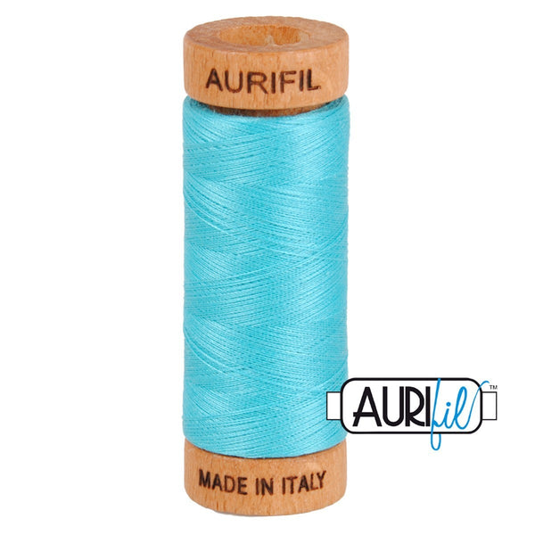 Aurifil 80 5005 Bright Turquoise 274m