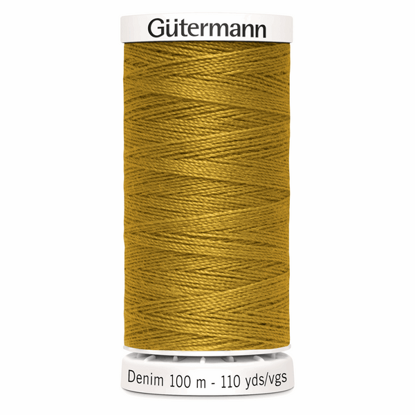 Gutermann Denim 1970 Mustard 100m Reel