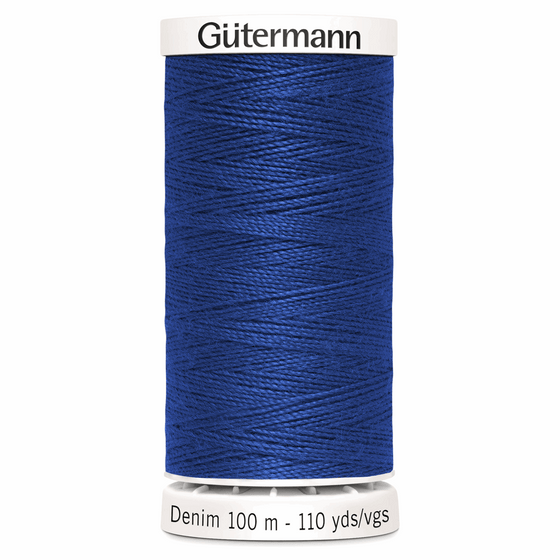 Gutermann Denim 6756 Blue 100m Reel