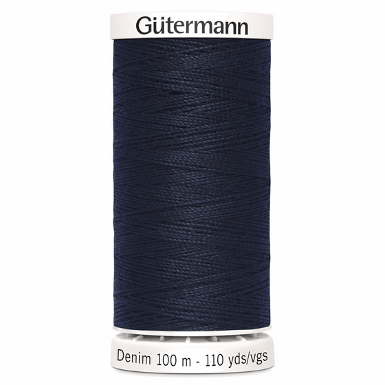 Gutermann Denim 6950 Navy 100m Reel