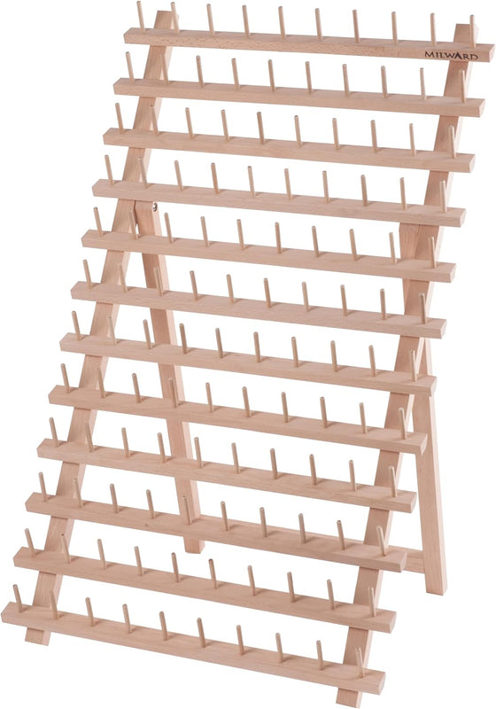 Wood Thread Rack Fully Assembled Natural Wood Various Sizes