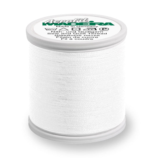 Madeira Aerofil 120 8010 Super White 100m Reel