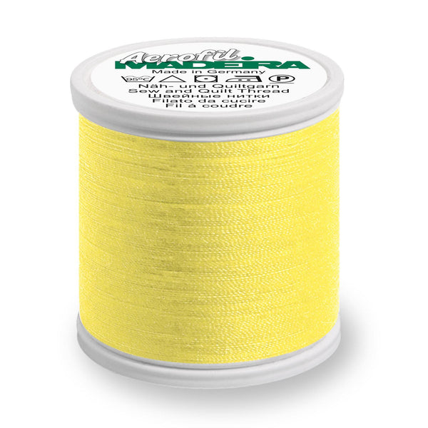 Madeira Aerofil 120 8229 Lemon Yellow 100m Reel