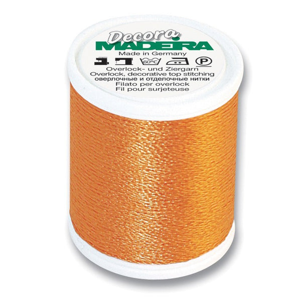 Madeira Decora 6 1478 Reel -Tangerine 100m Reel