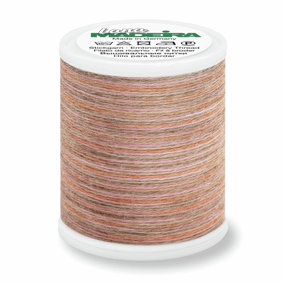 Madeira Lana 12 3381 Multi Soft Pink 200m Spool