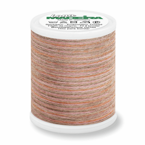 Madeira Lana 12 3381 Multi Soft Pink 200m Spool