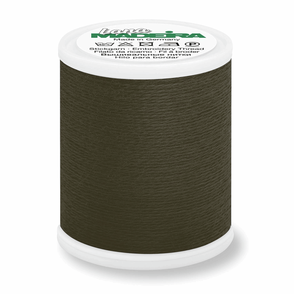 Madeira Lana 12 3830 Dark Brown 200m Spool