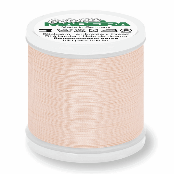 Madeira Cotona 30 585 Light Peach 200m Reel