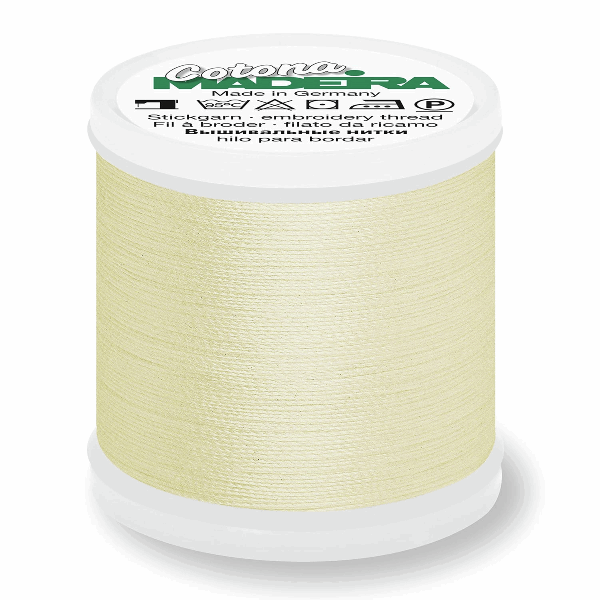 Madeira Cotona 30 610 Pale Yellow 200m Reel