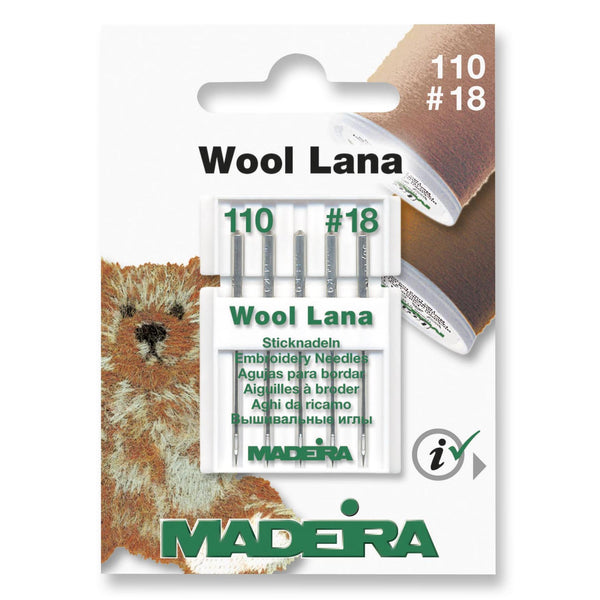 Madeira Wool Lana Needle - Size 110 (18)